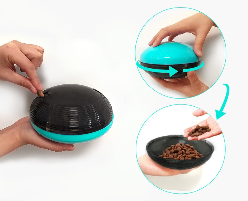 Juguete Dispensador de Comida con Sonido para Perro Mascota