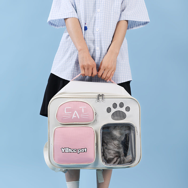 Bolso Mochila Transporte para Gato Perro Mascota