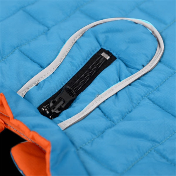 Chaqueta a Cuadros de Dos Colores para Perro