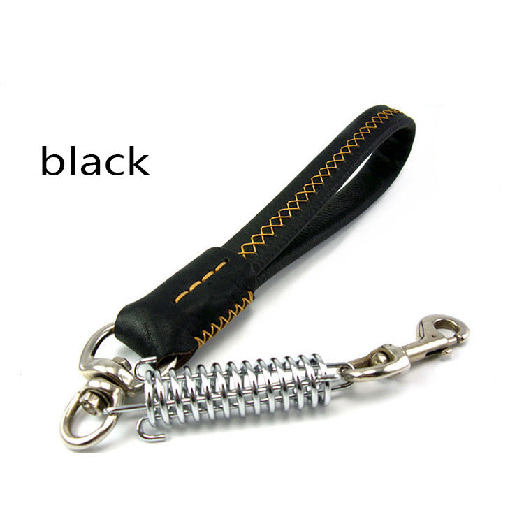 Cuerda de Tracción Corta con Eslabón Giratorio para Perro