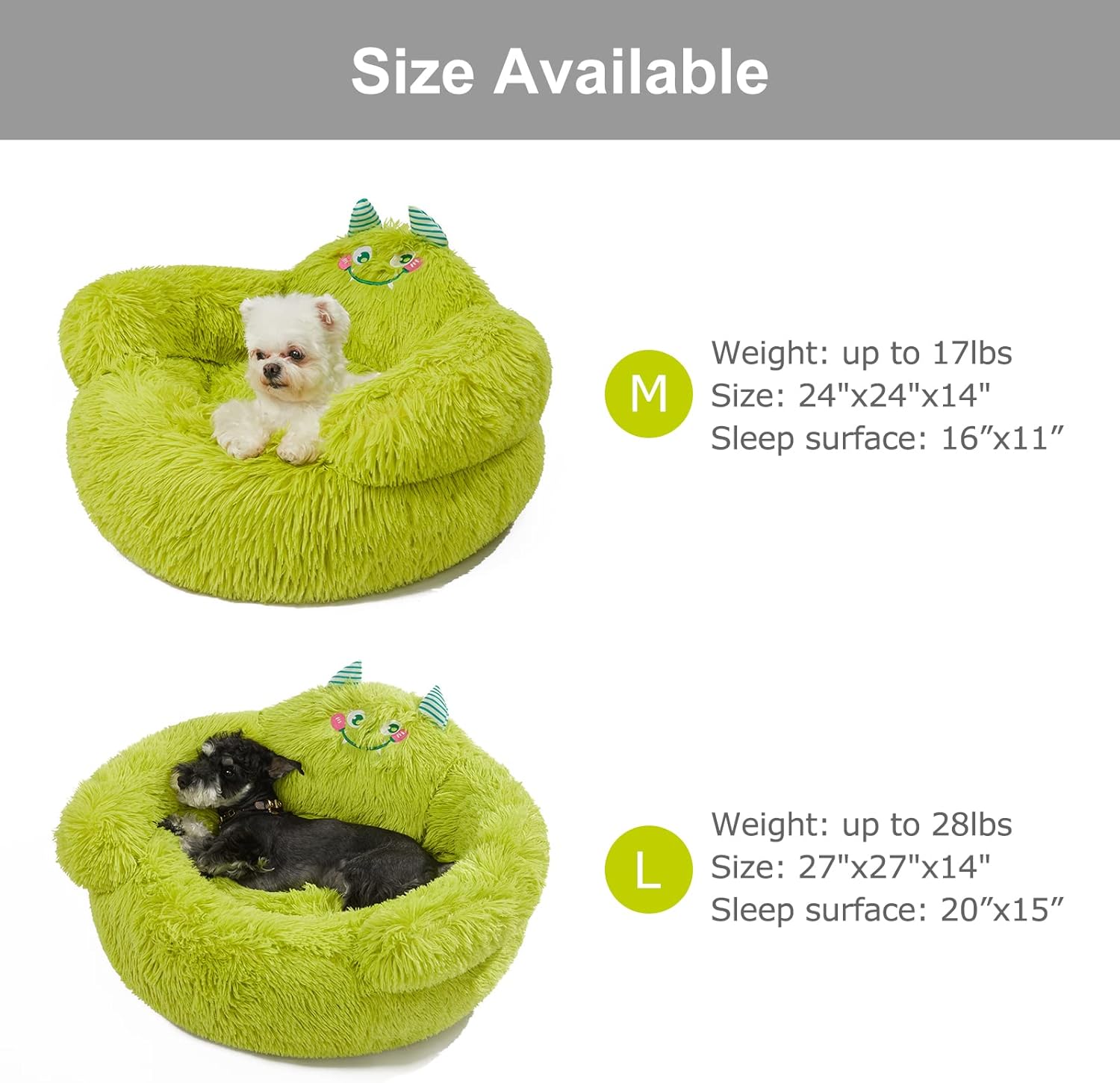 Cama Relajante para Perro y gato con Respaldo Alto y Forma de Donut.