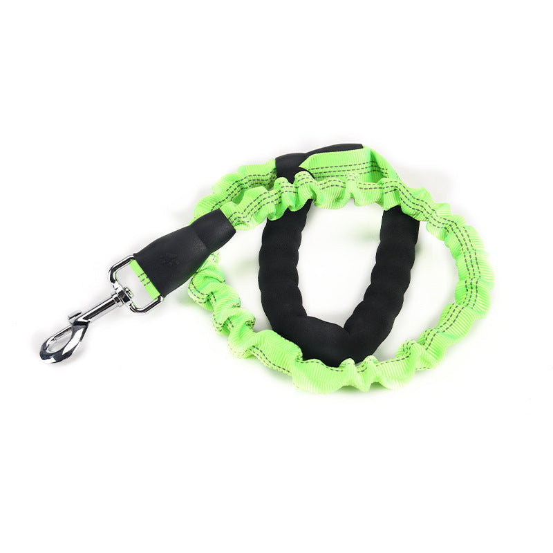 Correa para Perro Mascotas Elastica Extensible de 95 a 135 cm y Empuñadura de Neopreno