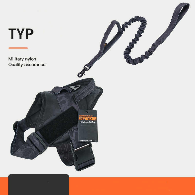 Arnés Táctico Resistente Estilo Militar para Perro Mascota