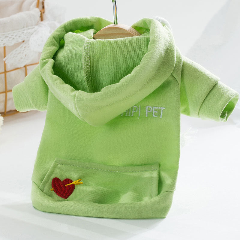 Ropa Sueter con Capucha para Perro Gato Mascotas