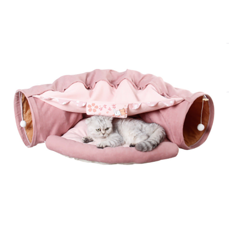 Cama Tunel Nido Juguete Plegable para Gato Modelo a Elegir