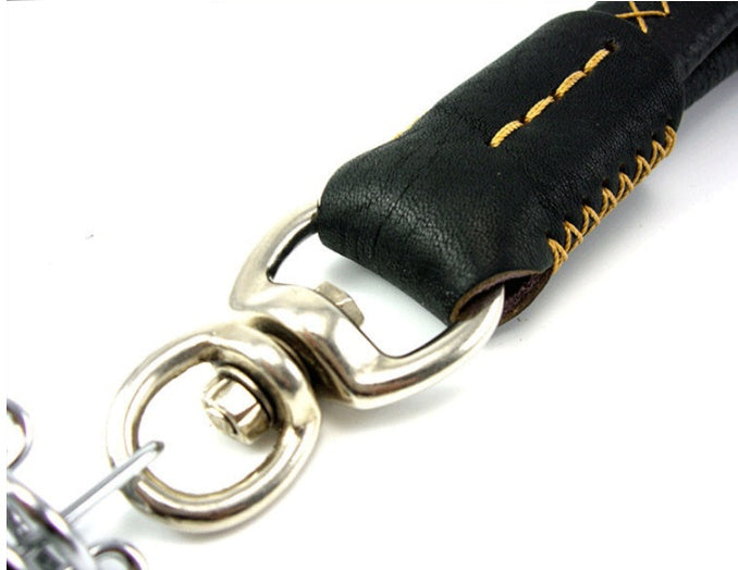 Cuerda de Tracción Corta con Eslabón Giratorio para Perro