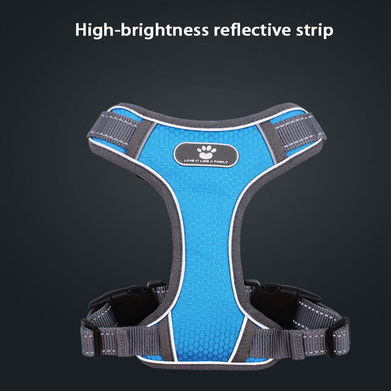 Chaleco Arnés Reflectante Antitirones para Perro