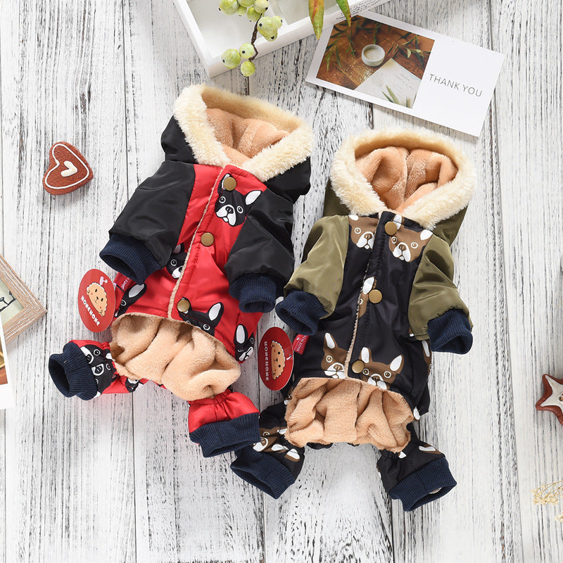 Chaqueta Invierno con Borrego para Perro Mascota