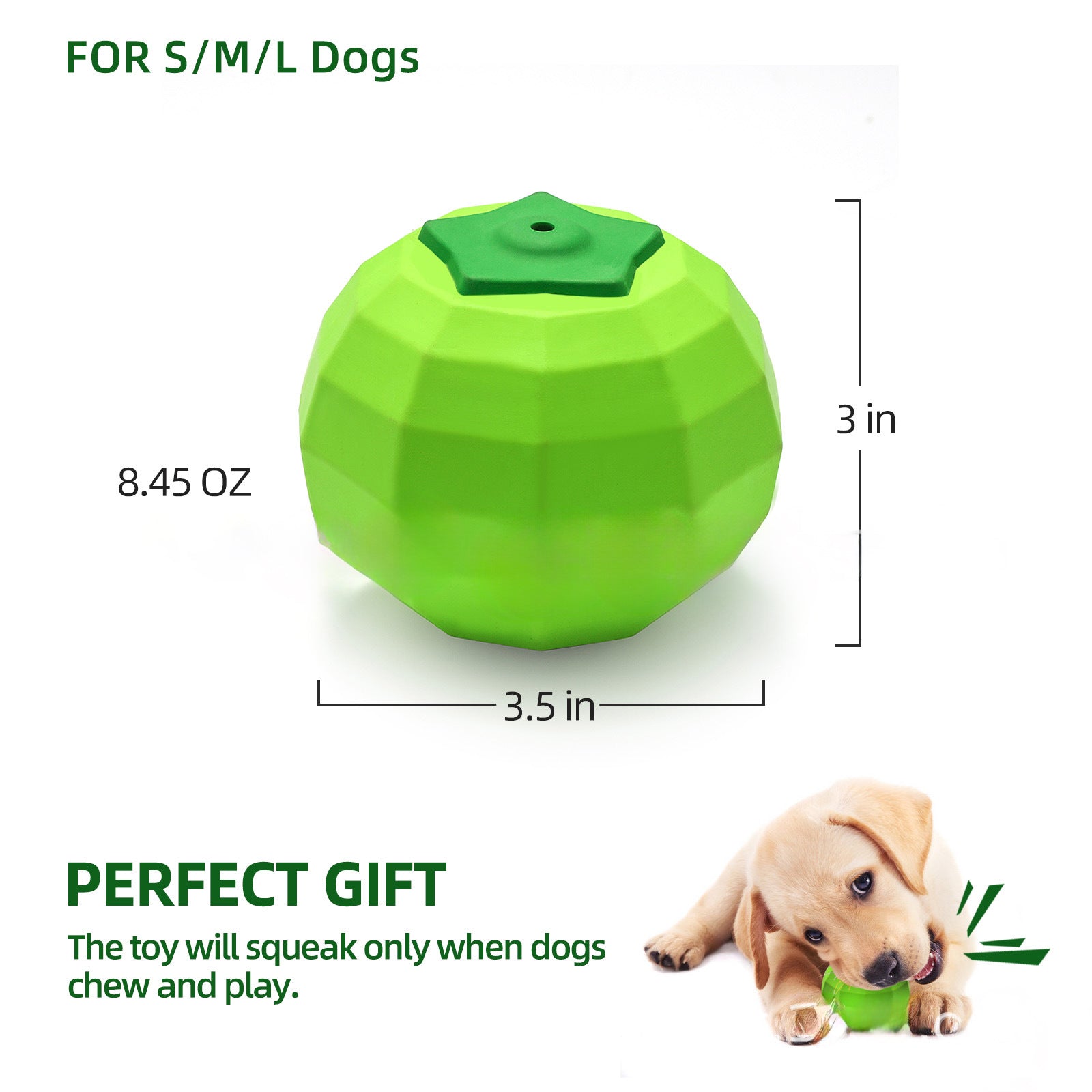 Juguete Interactivo Pelota Chirriante para Perro Mascota Hiperactivo.