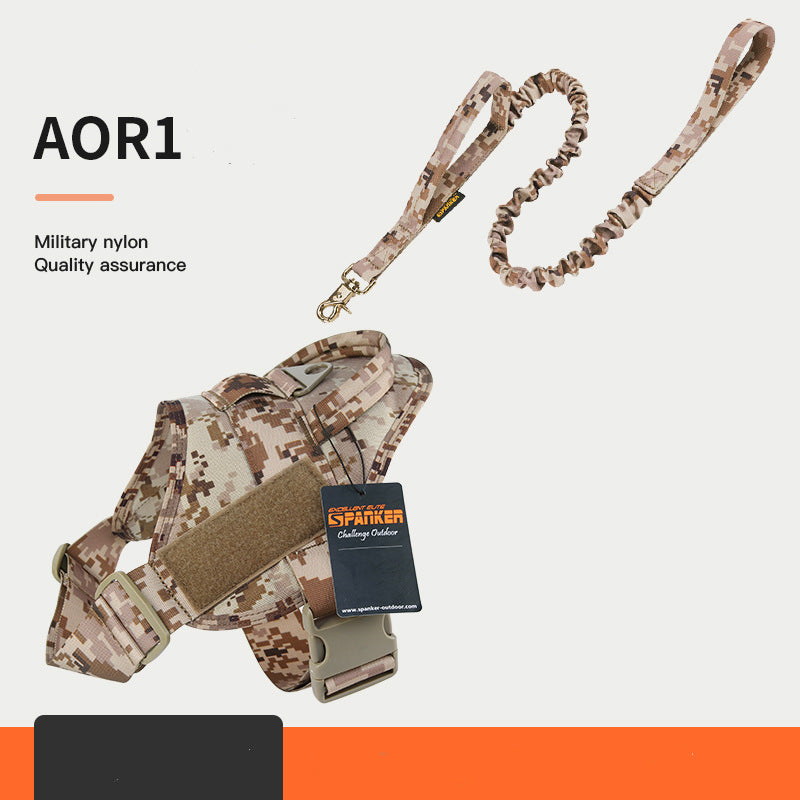 Arnés Táctico Resistente Estilo Militar para Perro Mascota