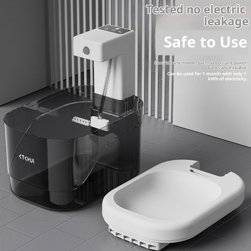 Bedero automático de Agua para Gato Perro Mascotas con Filtro Silencioso de Inducción Inteligente