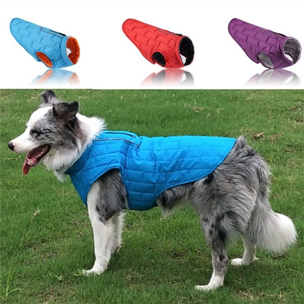 Chaqueta a Cuadros de Dos Colores para Perro
