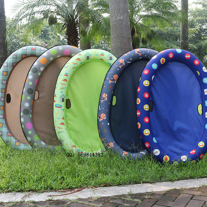 Hamaca Inflable Piscina para Perro, Cama Flotante para Mascota.