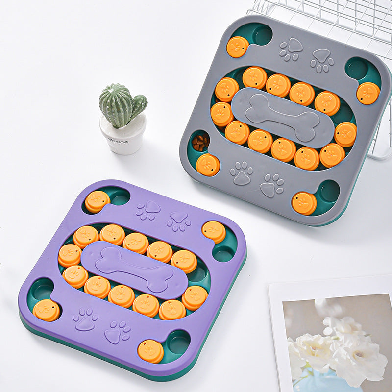 Juguete para Perro Mascota Rompecabezas Dispensador Comida Estimula Inteligencia