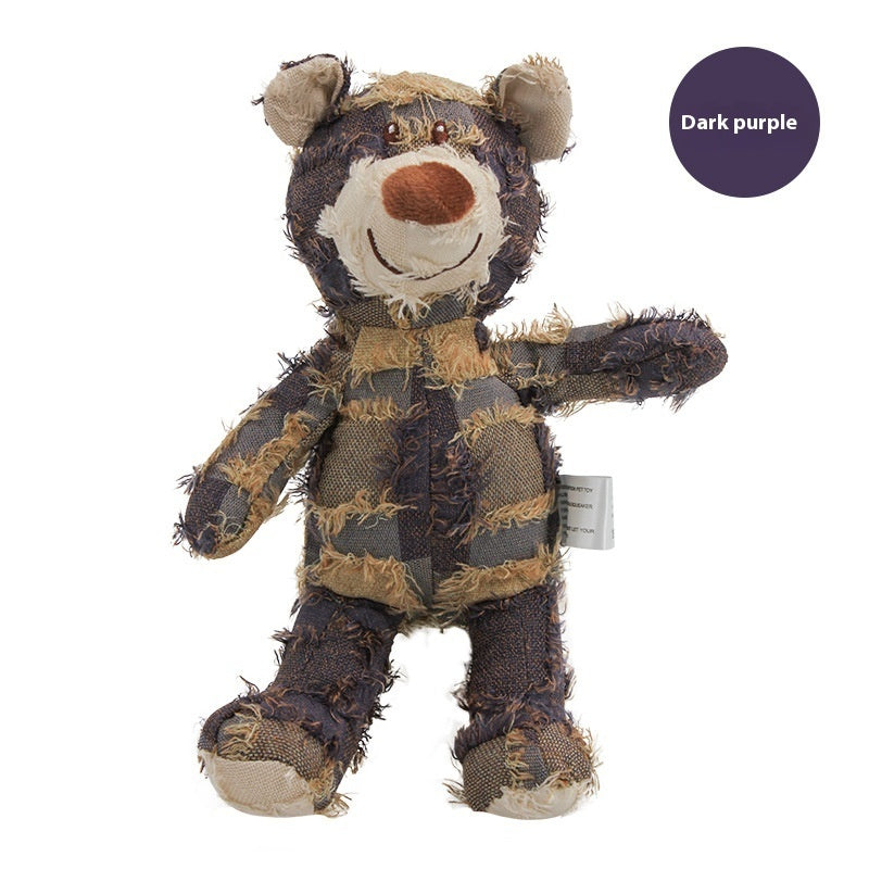 Juguete Oso Peluche con Sonido para Mascota Perro