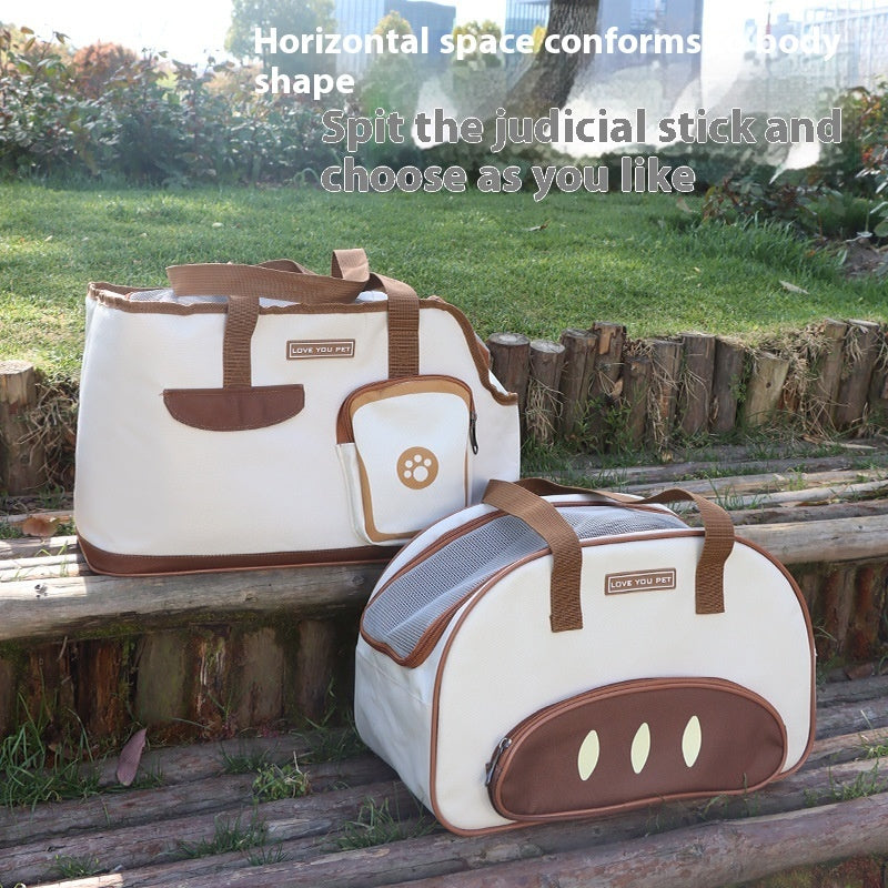 Bolsa Plegable para Perros y Gatos Gran Capacidad Transpirable.