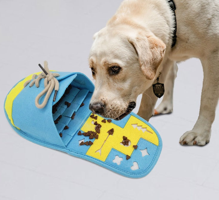 Juguete de comida lenta con sonido para perros