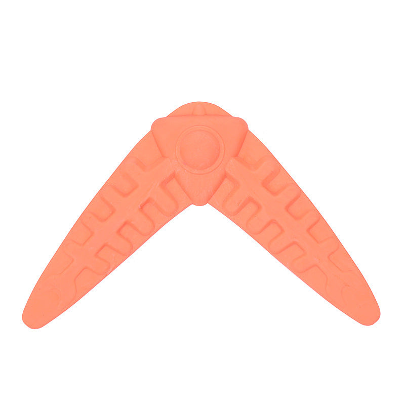 Juguete Suave Boomerang Entrenamiento para Perro Resistente a Mordeduras.