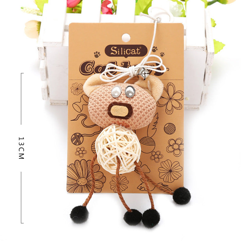 Juguete de Lino y Ratán para Gato