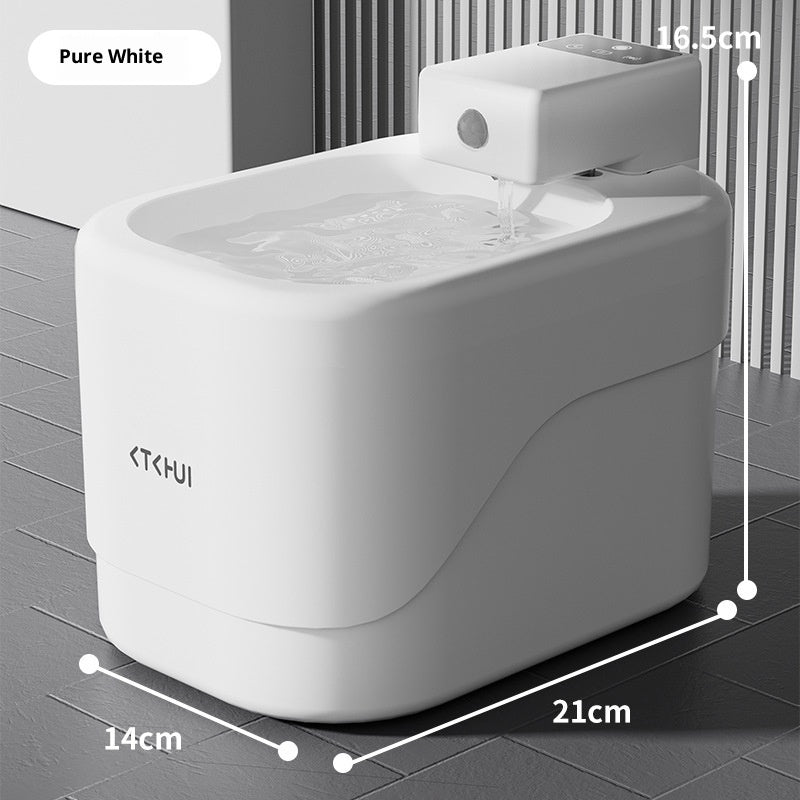 Bedero automático de Agua para Gato Perro Mascotas con Filtro Silencioso de Inducción Inteligente