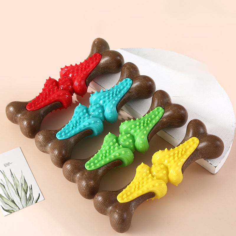 Juguete Masticable para Perro Masticador Extremocon Forma de Hueso
