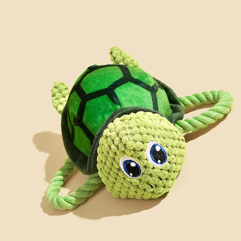 Juguete Peluche para Mascota Perro Forma de Tortuga