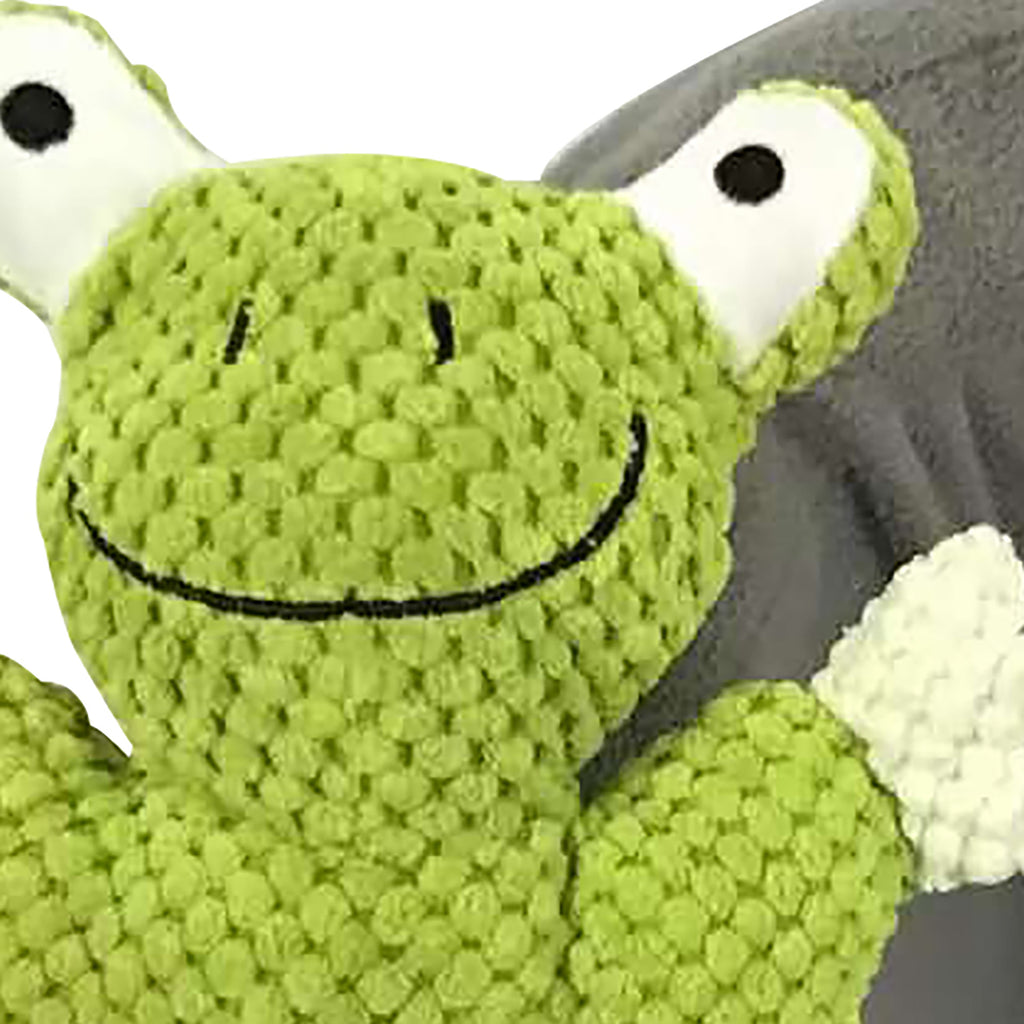 Juguete Rana Pato de Cuerda de Algodón con Sonido para Mascota Perro