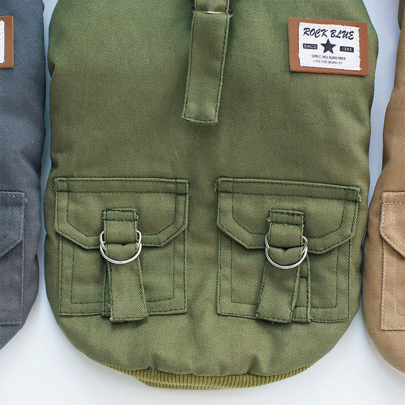 Abrigo para Perro Mascota con Capucha