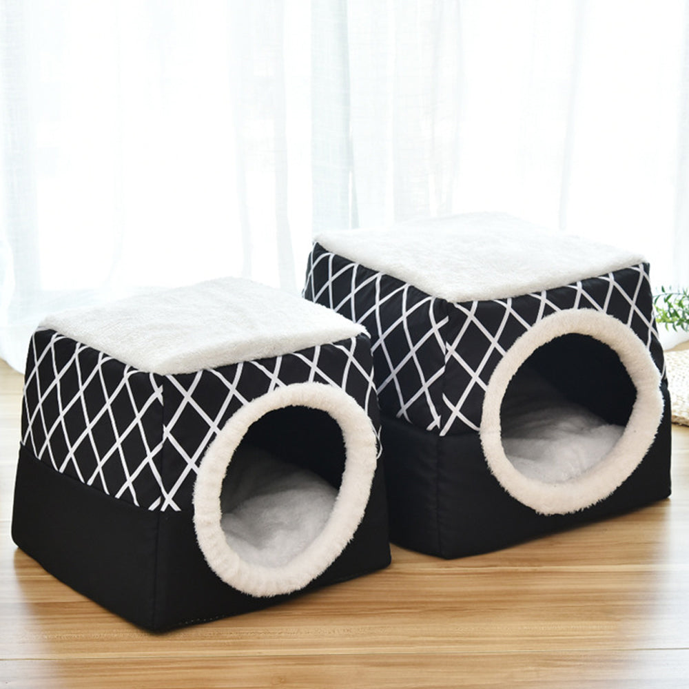 Cama Cerrada y de Nido 2 en 1  para Gato