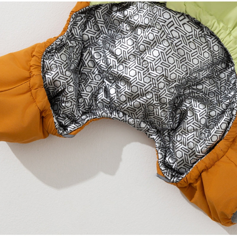 Chaqueta Elegante y LLamativa de Algodón con Bolsillo para Perro Mascota