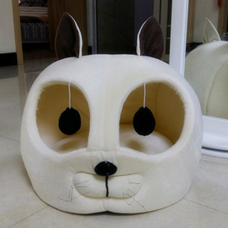 Cama para Gato Mascota Forma Cabeza Gato