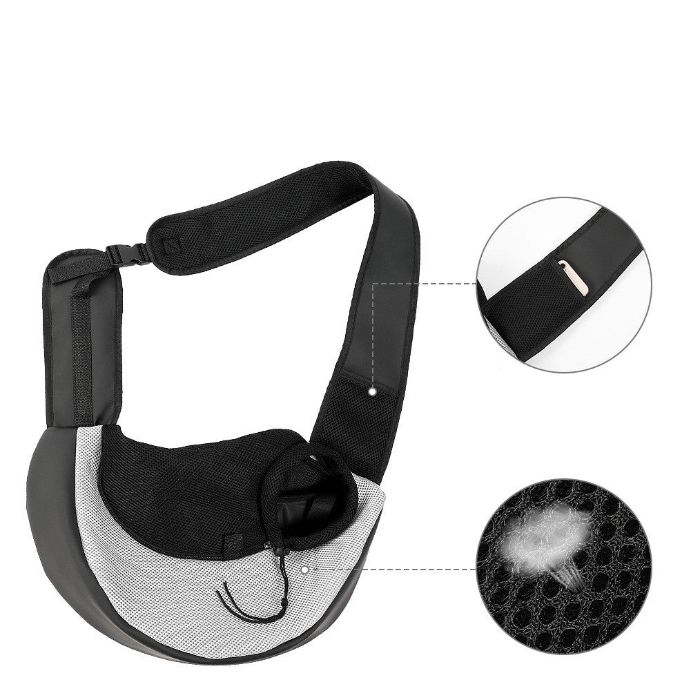 Mochila Bolsa Transporte Cruzada para Gato Perro Mascota