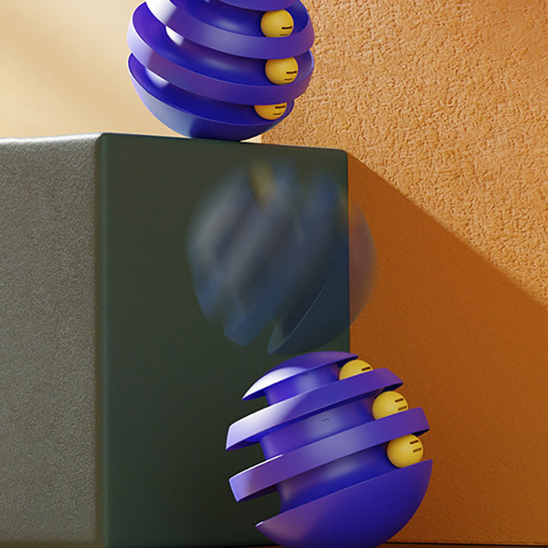 Juguete Interactivo 3 Niveles Gato Plataforma Giratoria Forma Pelota