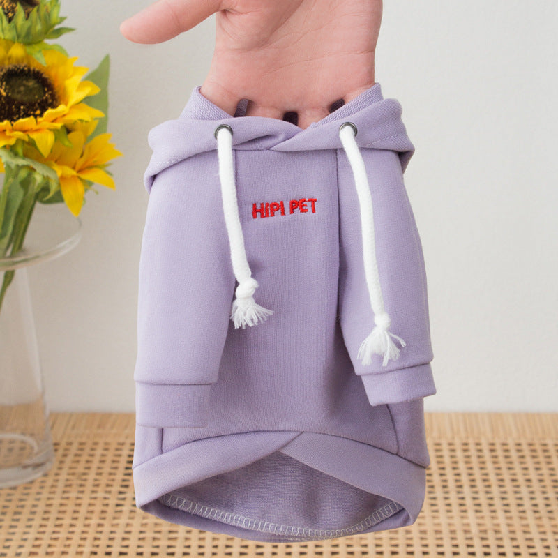 Ropa Sueter con Capucha para Perro Gato Mascotas