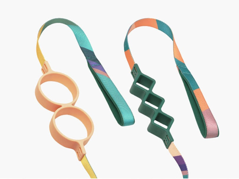 Correa de Tracción con Rombos o Anillos de Amortiguación para Perro Mascota