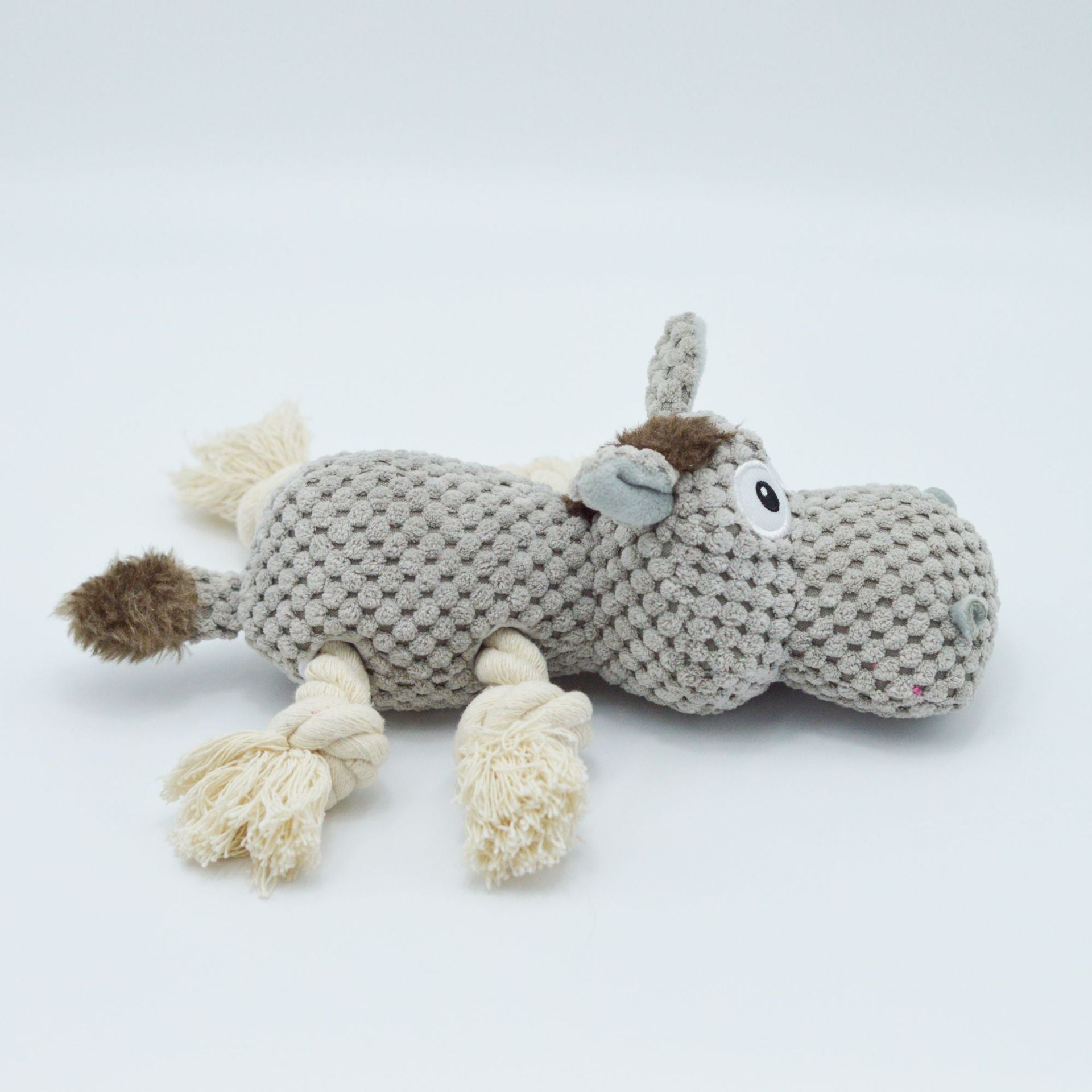 Juguete Peluche para Perro Mascota con Sonido de Rebuzno de Burro