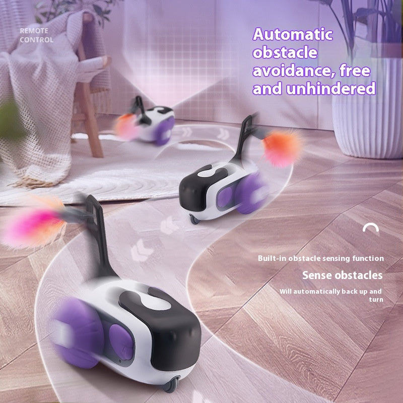 Juguete Coche Eléctrico para Gato con Control Remoto Diversion Asegurada