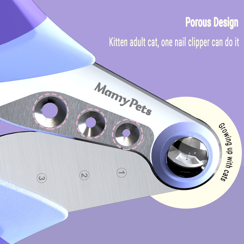 Tijeras Cortauñas de Precision para Gato Perro, Pulido, Antiarañazos