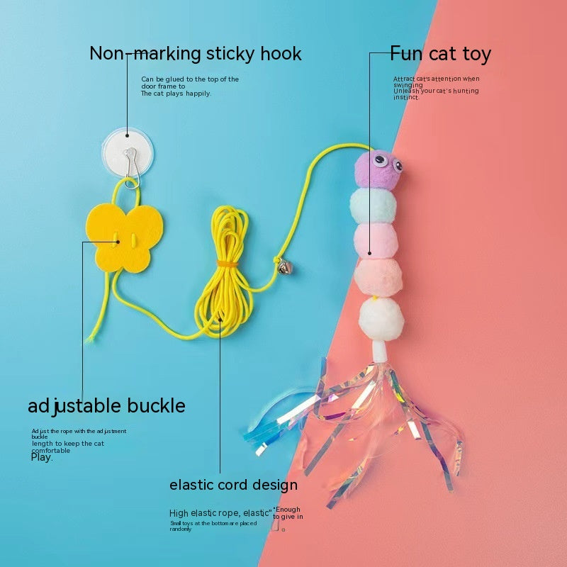 Juguete para Gato Self-hi To Swing Colgante Puerta Colgante Gato Teaser