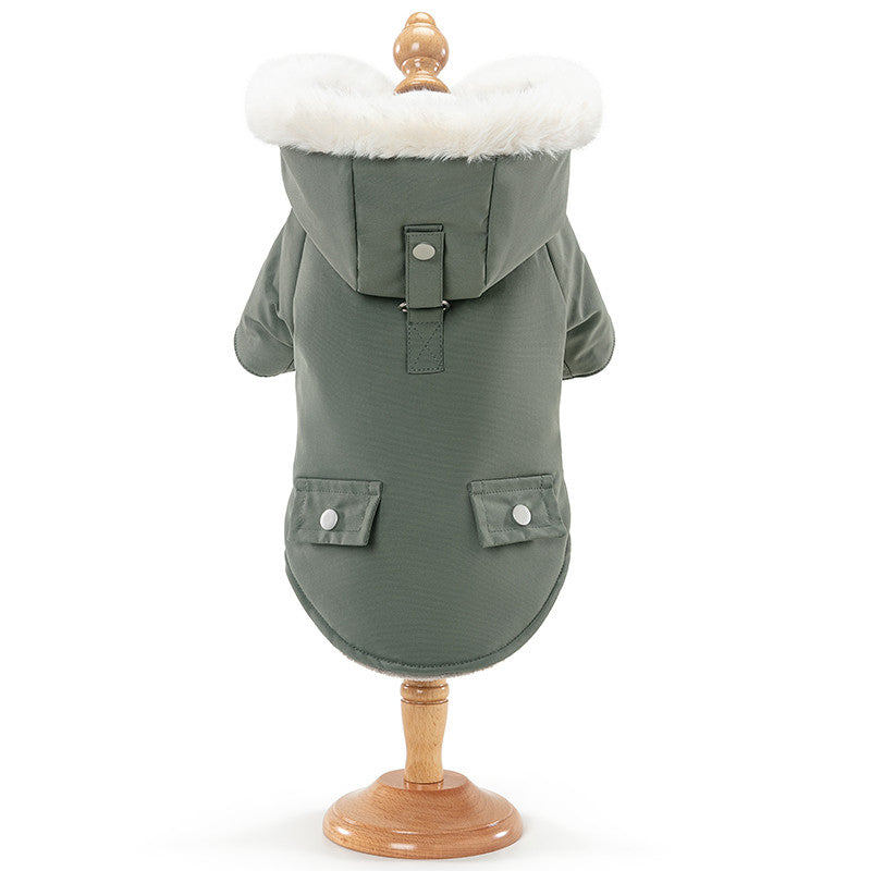Abrigo de Algodón Cálido y Grueso para Perro Mascota