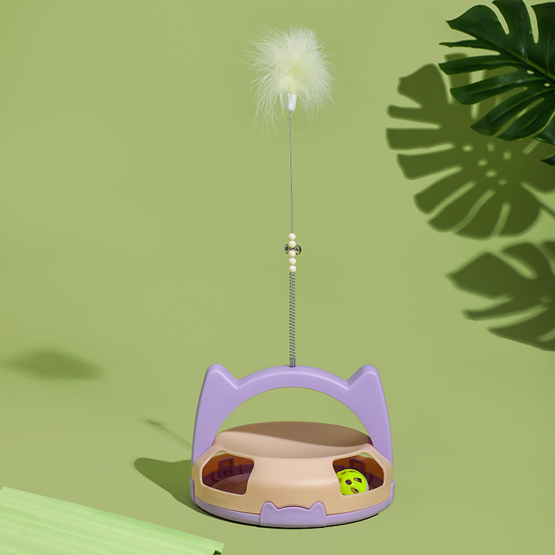 Juguete con Pluma para Gato, Hace Cosquillas al Gato, Suministro para Mascota