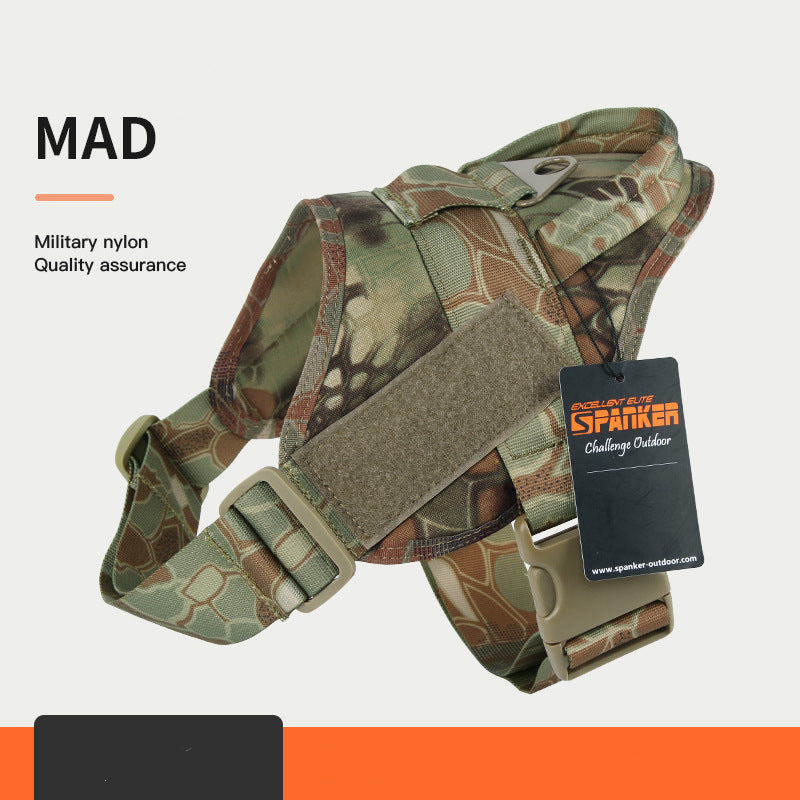 Arnés Táctico Resistente Estilo Militar para Perro Mascota