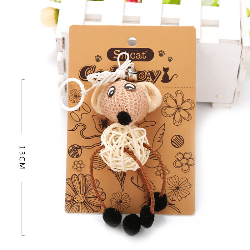 Juguete de Lino y Ratán para Gato