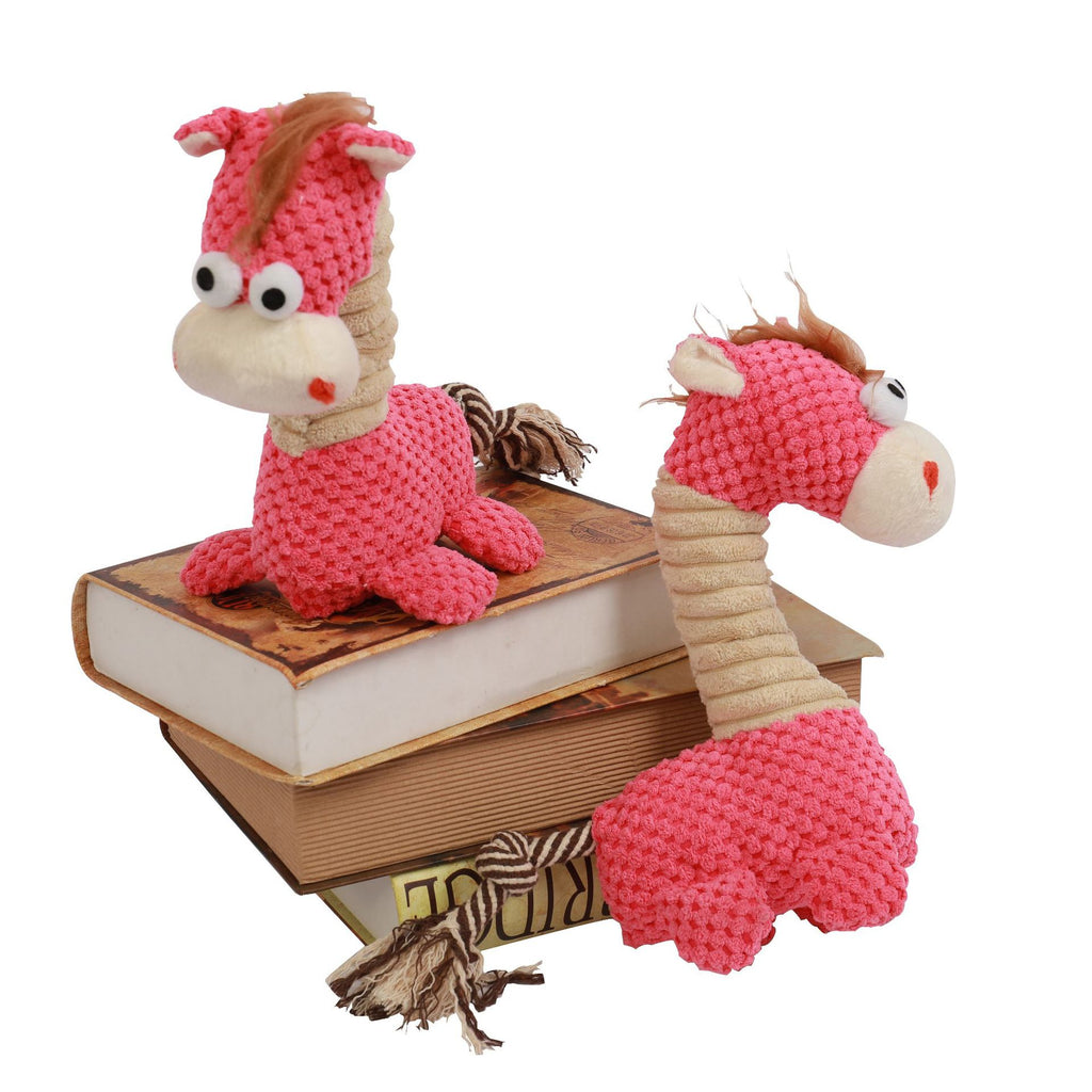 Juguete Terciopelo con Sonido para Mascota con Forma de Jirafa