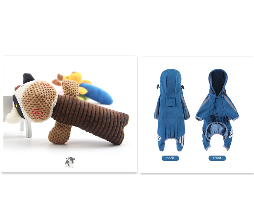 Juguete de Peluche de Animales para Perro Mascota