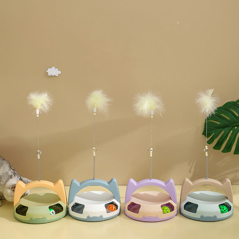 Juguete con Pluma para Gato, Hace Cosquillas al Gato, Suministro para Mascota