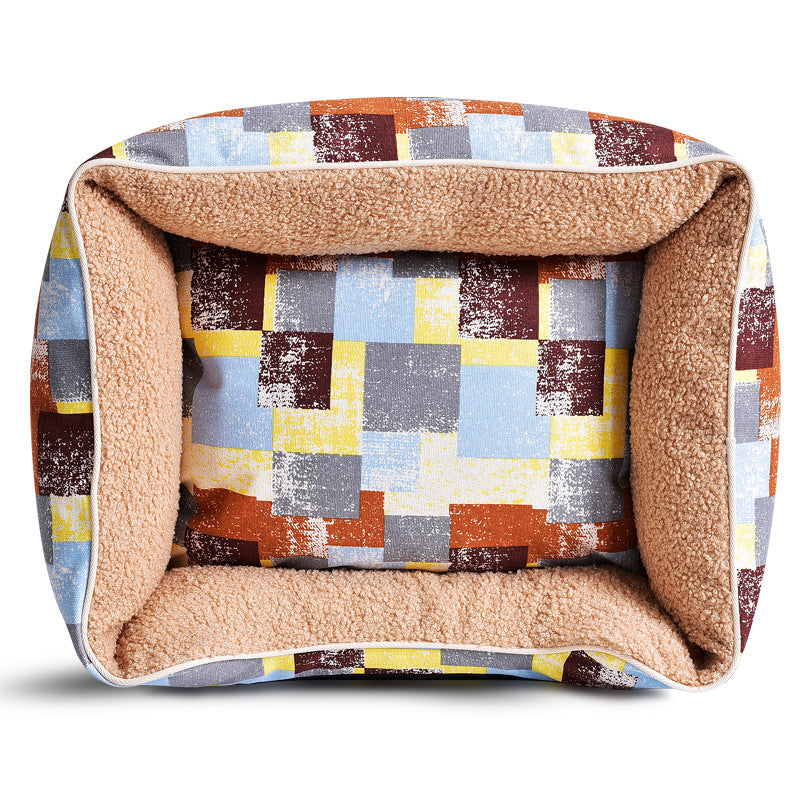 Cama Premium Diseño Elegante para Mascotas Perro Gato