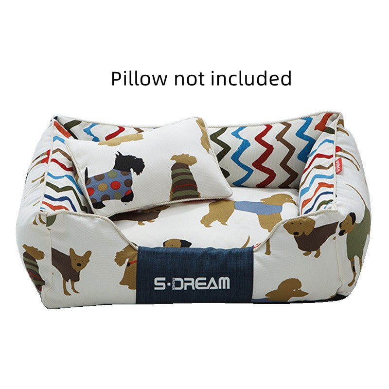 Cama Premium para Perro Mascotas con Diseño Elegante y Colorido