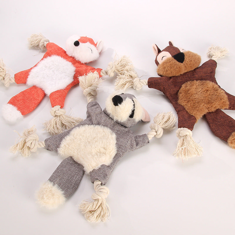 Juguete  Felpa Animales Peluche Perro con Papel Sonoro