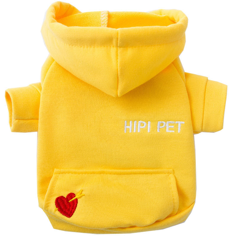 Ropa Sueter con Capucha para Perro Gato Mascotas